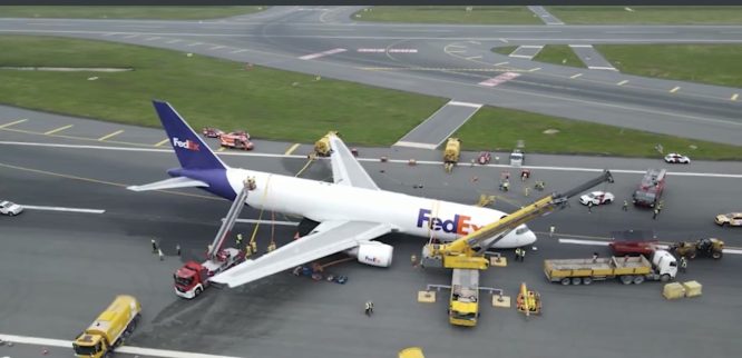 FedEx, pistten kaldırılıyor