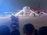 Air India Express motoru alev aldı yolcular slidelar ile tahliye edildi