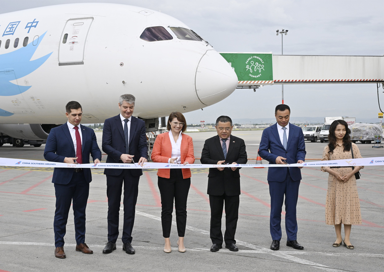 China Southern Guangzhou-Budapeşte uçuşlarına başladı