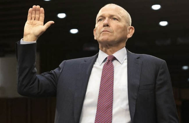 Boeing CEO’su ABD senatosuna ifade verdi