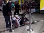 Baltimore Havalimanı’nda yolcu ve çalışanlar birbirine girdi