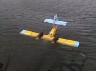 THK’nun CL-125 yangın uçağı Bafa Gölü’ne düştü