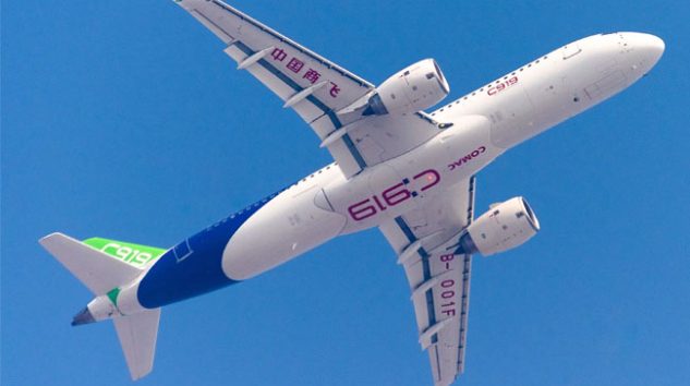 Comac’ın 2030 yılına kadar C919 tahmini 322 uçak