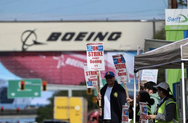 Boeing grevinde geçici anlaşma