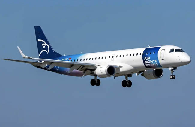 Air Montenegro’nun E-195 uçağı kalkışta tehlike atlattı