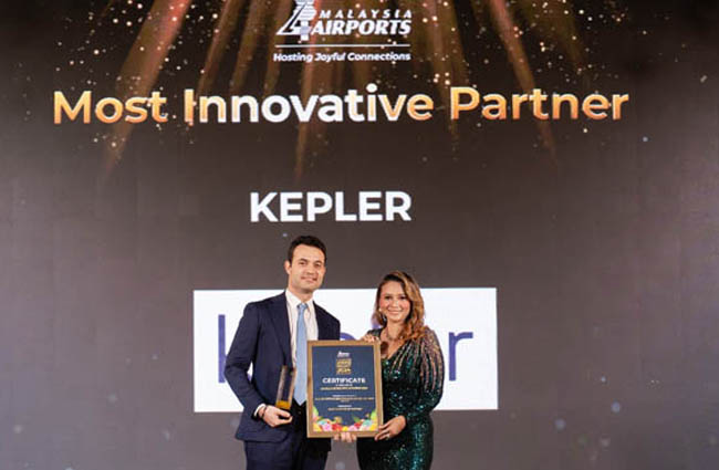 Kepler Club’A MAlezya Havayolları’ndan ödül
