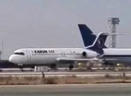 İran’da Fokker 100 inişte lastik patlattı