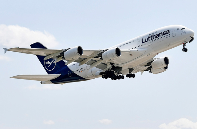 Alman Lufthansa A380 ile ilk kez Denver’a uçtu