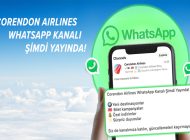Corendon Airlines’ın WhatsApp kanalı yayında