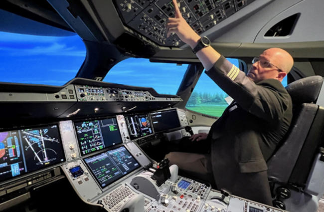 Swiss Air pilotları A350 eğitimlerine başladı