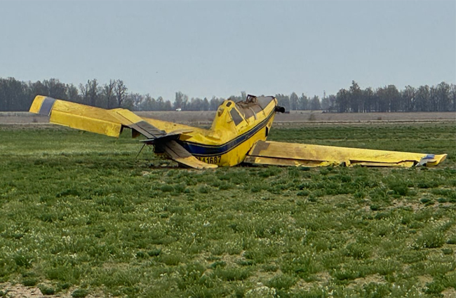 ABD Arkansas’ta Air Tractor tipi uçak düştü