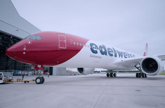 Edelweiss ilk Airbus A350’yi filosuna kattı