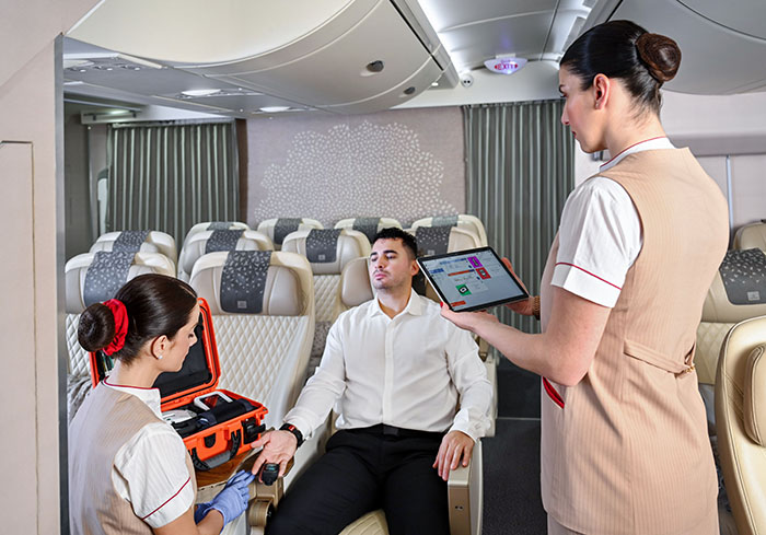 Emirates ve Parsys gökyüzünde hayat kurtarıyor
