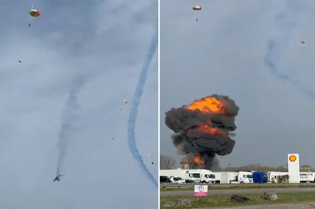 Patrouille de France’ın iki jeti havada çarpıştı