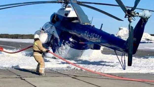 Rusya’da Mi-8 sert indi