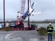 HondaJet düştüğü körfezden çıkarıldı