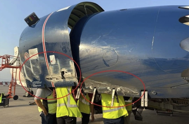 Aeromexico’nun B737 MAX 9’u inişte hasar gördü