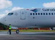 Garuda Havayolu uçağının inişte tekeri koptu