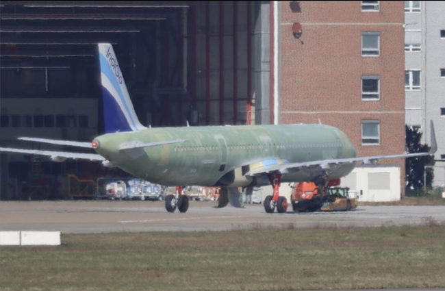 İndigo’nun ilk A321XLR uçağı görüntülendi