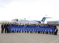 Lao Airlines ilk C909 uçağını teslim aldı