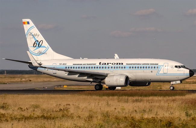 TAROM uçağı B737-700 Paris’te pistte kaldı