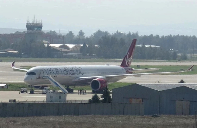Virgin Atlantic uçağı Diyarbakır’a acil indi