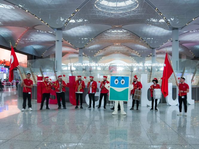 İstanbul Havalimanı’nda 19 Mayıs kutlandı