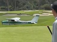 ABD’de Cessna 172 golf sahasına indi