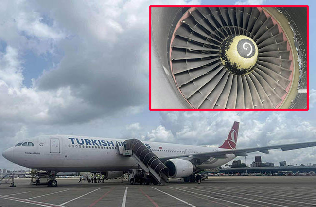 THY A330 uçağı Dakka’da tehlike atlattı