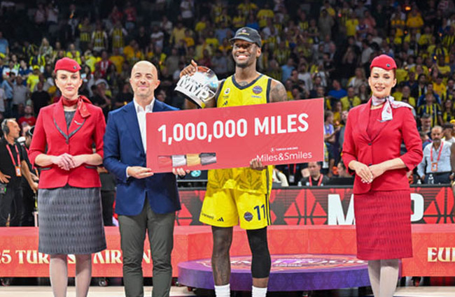THY Şampiyon Fenerbahçe’ye 1 milyon mil hediye etti