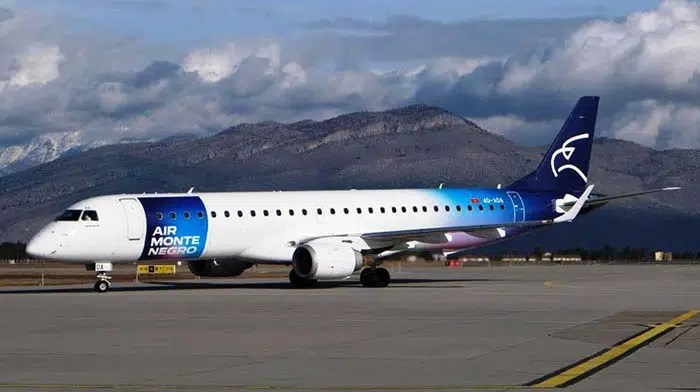 Air Montenegro Embraer E195 tipi uçak kiraladı
