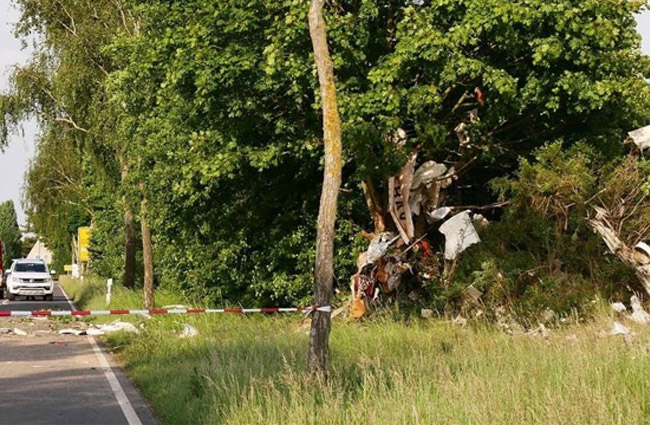 Almanya’da Wassmer WA 52 Europa tipi uçak düştü