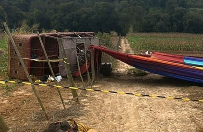 Brezilya’da balon kazasında 1 kişi hayatını kaybetti