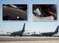 İngiltere RAF Brize Norton Üssü’nde şok eylem
