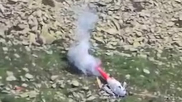 İsviçre Valais’te helikopter döştü; 1 kişi hayatını kaybetti