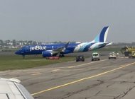 Jetblue’nun A220’si Boston’da pistten çıktı