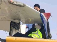 Yemenia Airways’in A320 uçağına apron aracı çarptı