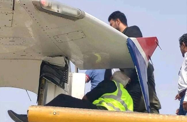 Yemenia Airways’in A320 uçağına apron aracı çarptı