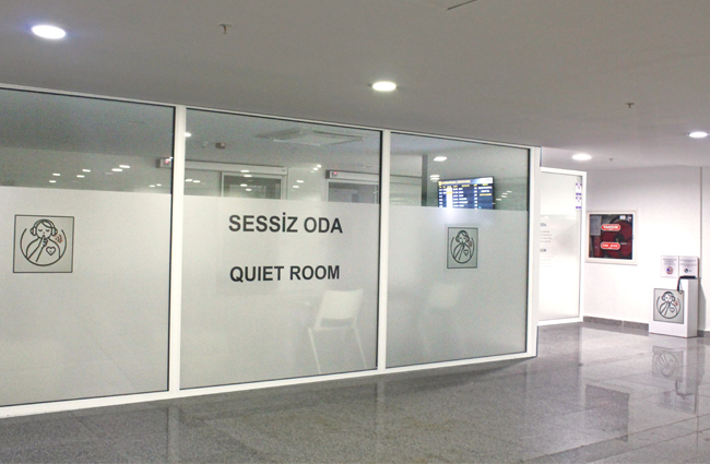 TAV Adnan Menderes’te “Sessiz Oda”yı hizmete açtı