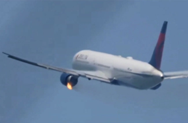 Delta uçağı B767-400 havada tehlike atlattı