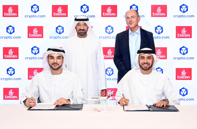 Emirates, Crypto.com ile ahlaşma imzaladı