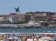 İspanya’da EF-18 Hornet yürekleri ağıza getirdi