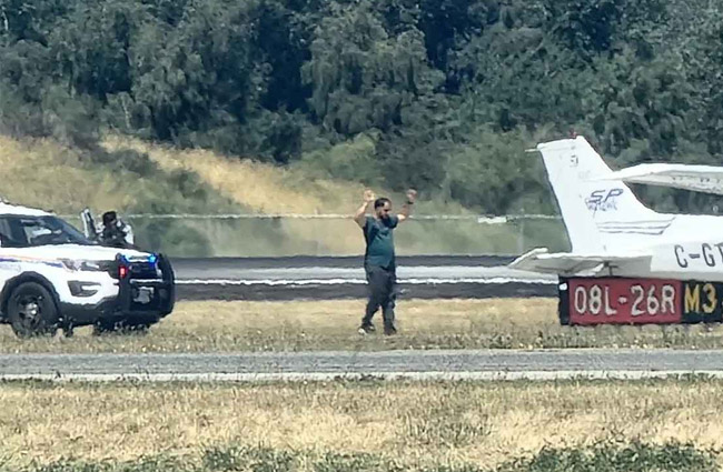 Kanada’da Cessna 172 kaçırıldı trafik felç oldu