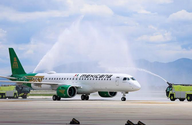 Mexicana Havayolu ilk E195-E2 uçağını teslim aldı