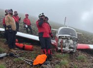 Kazada pilot hayatını kaybetti kadın yolcu yaralı kurtarıldı