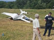 Romanya Orastie’de ultralight tipi uçak düştü