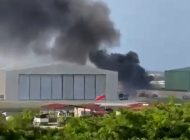 Somali Mogadişu’da askeri helikopter düştü