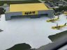 Spirit Airlines hangarını köpük bastı