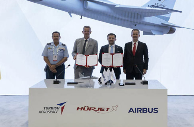 TUSAŞ Airbus ile Hürjet  anlaşması imzaladı