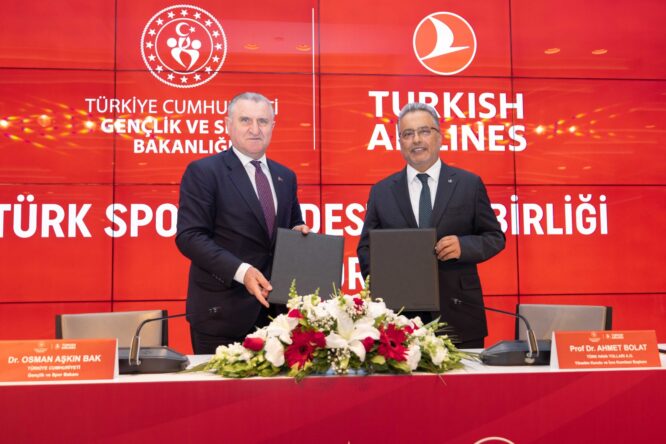 THY ile Gençlik ve Spor Bakanlığı protokol imzaladı